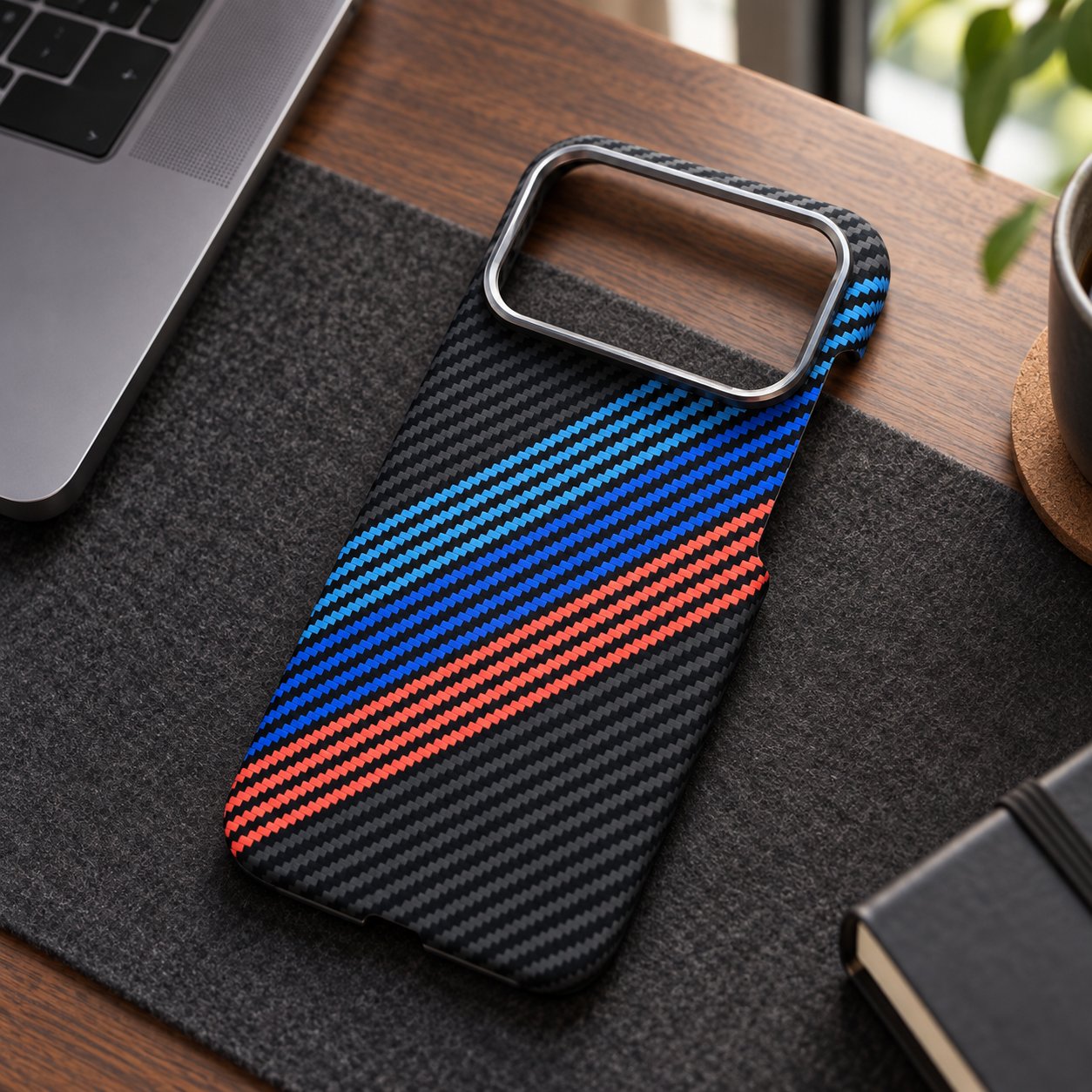 Kevlar Woven Half-Cover Phone Case