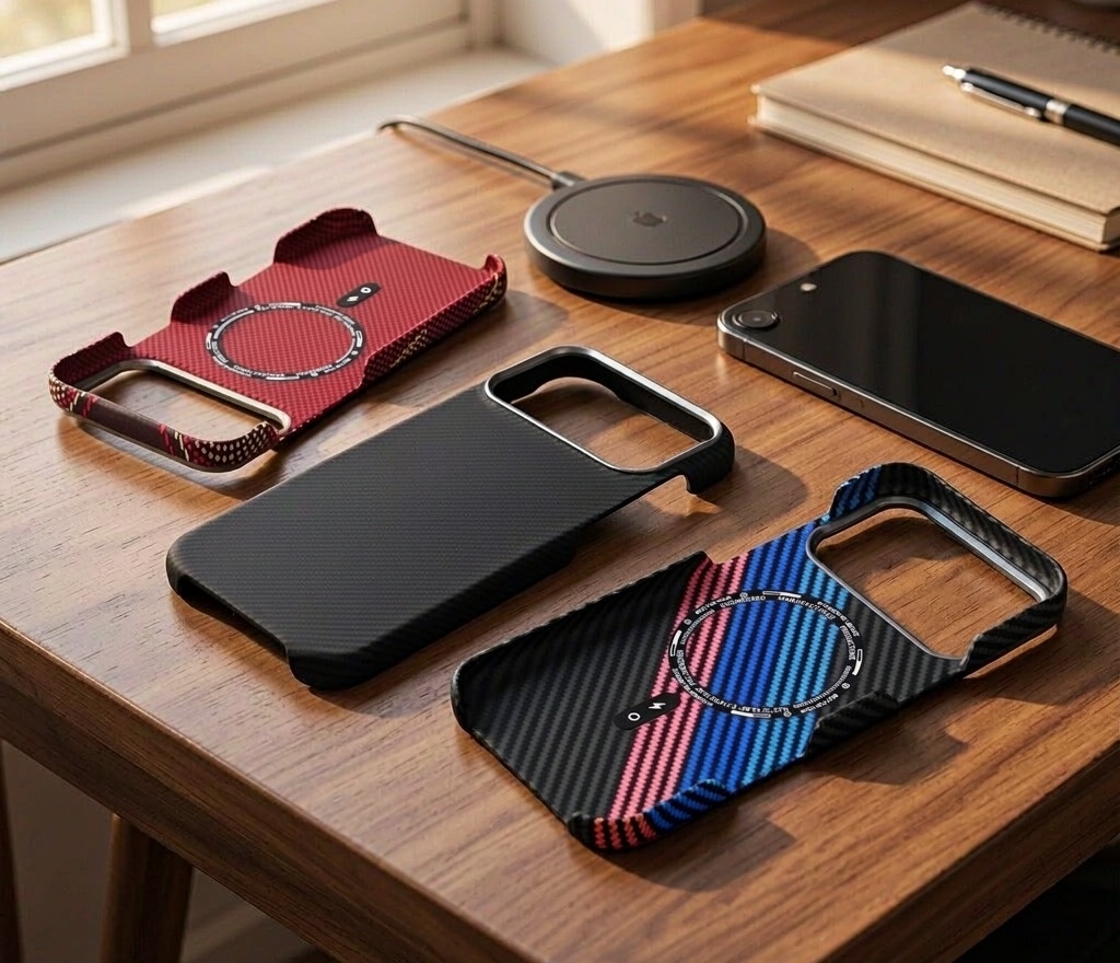 Kevlar Woven Half-Cover Phone Case