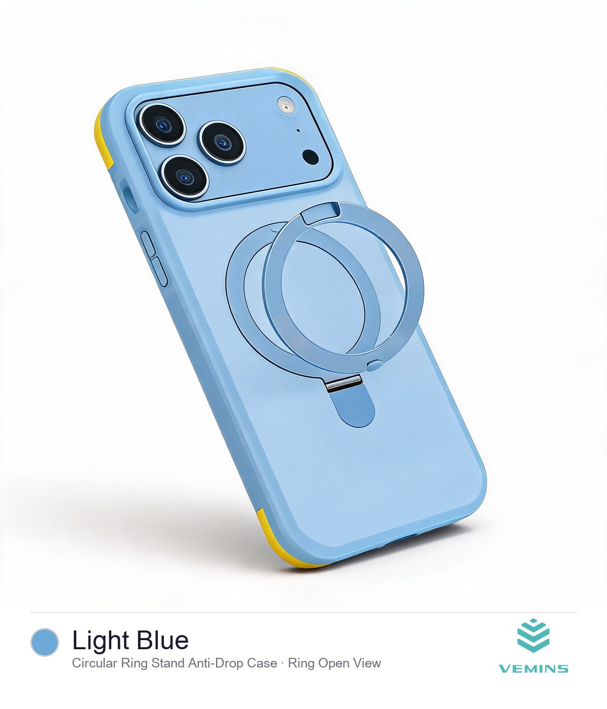 LiangYing Circular Ring Stand Anti-Drop Case