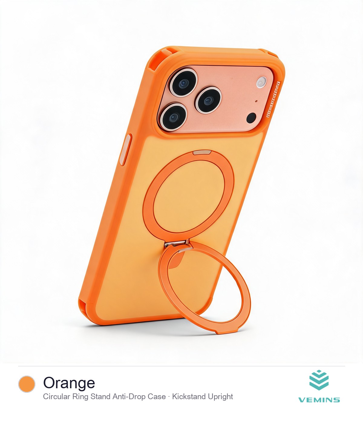 LiangYing Circular Ring Stand Anti-Drop Case