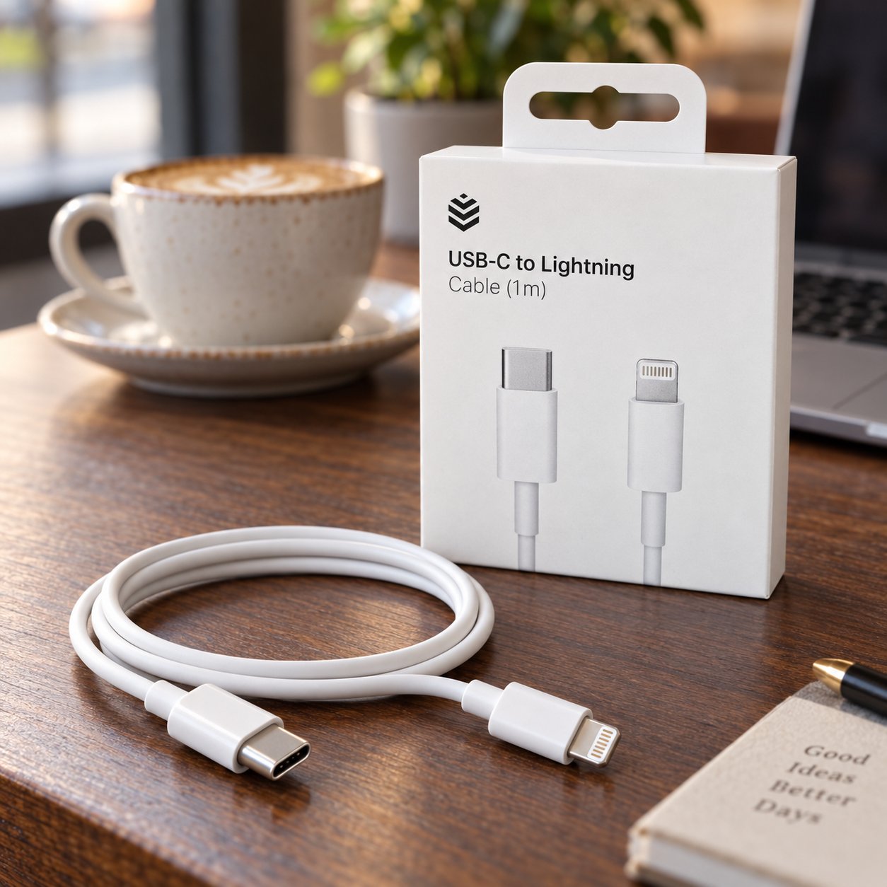VEMINS USB-C to Lightning Fast Charge Cable (1m)