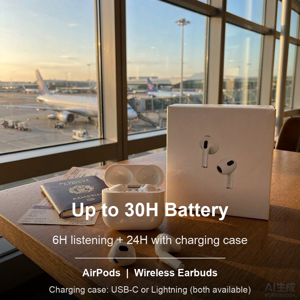 VEMINS AirPods | Wireless Earbuds