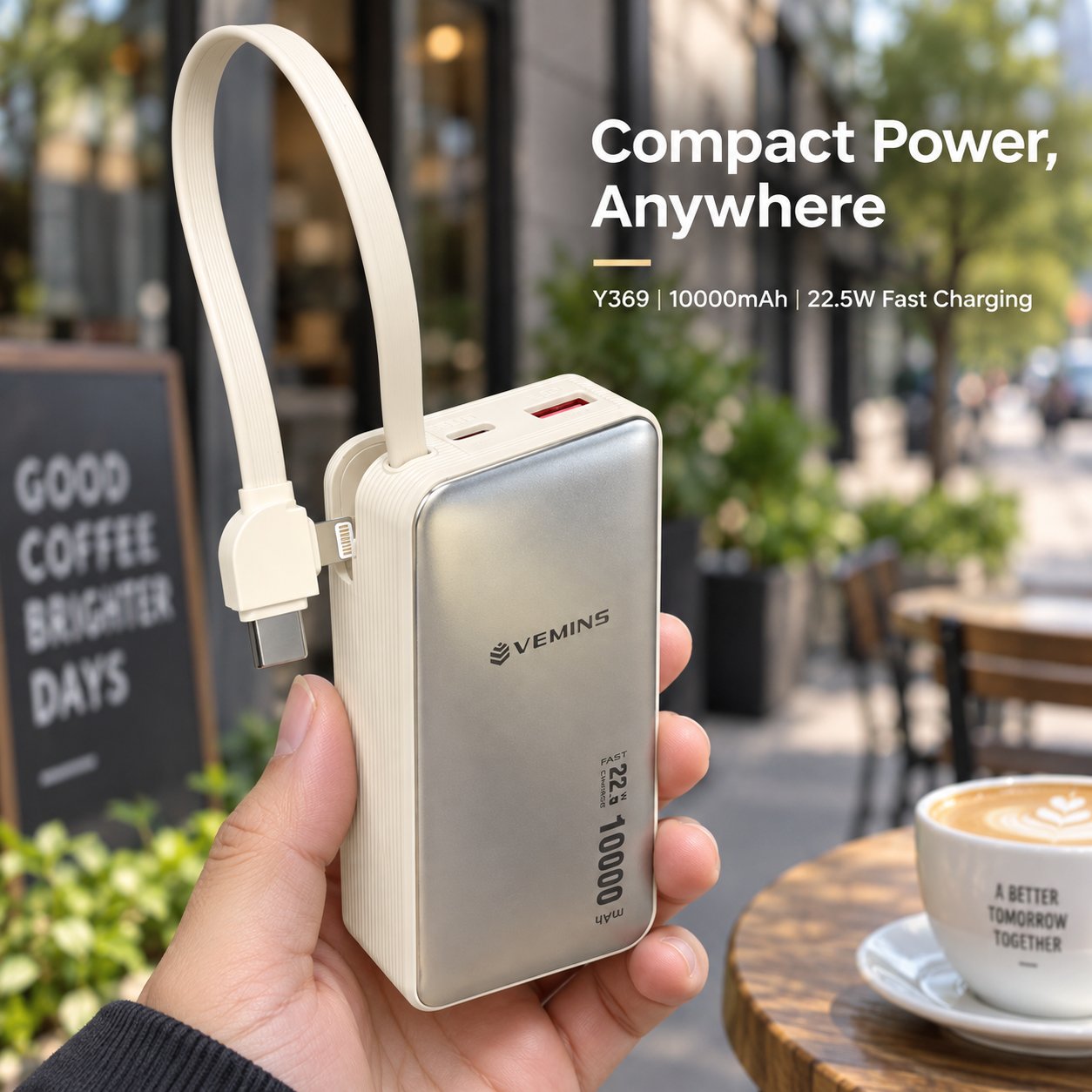 Y369 10000mAh Mini Power Bank